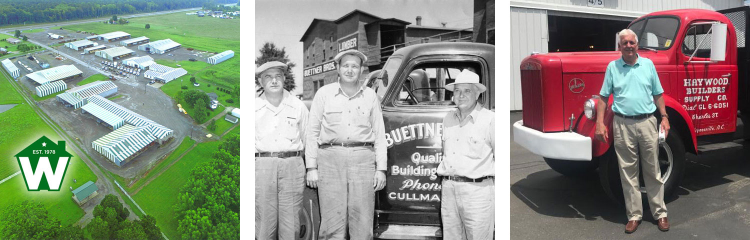 Wallace Building Supplies, Haywood Builder Supply, Buettner Brothers Lumber